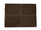 Килимок для підлоги (ціна за 4 секції) 540х400х15 мм коричневий (ПолімерАгро), фото 2