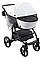 Коляска 2 в 1 Bair City ECO 23 білий/ чорний, фото 5