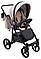 Коляска 2 в 1 Bair City ECO 22 лате / чорний, фото 7