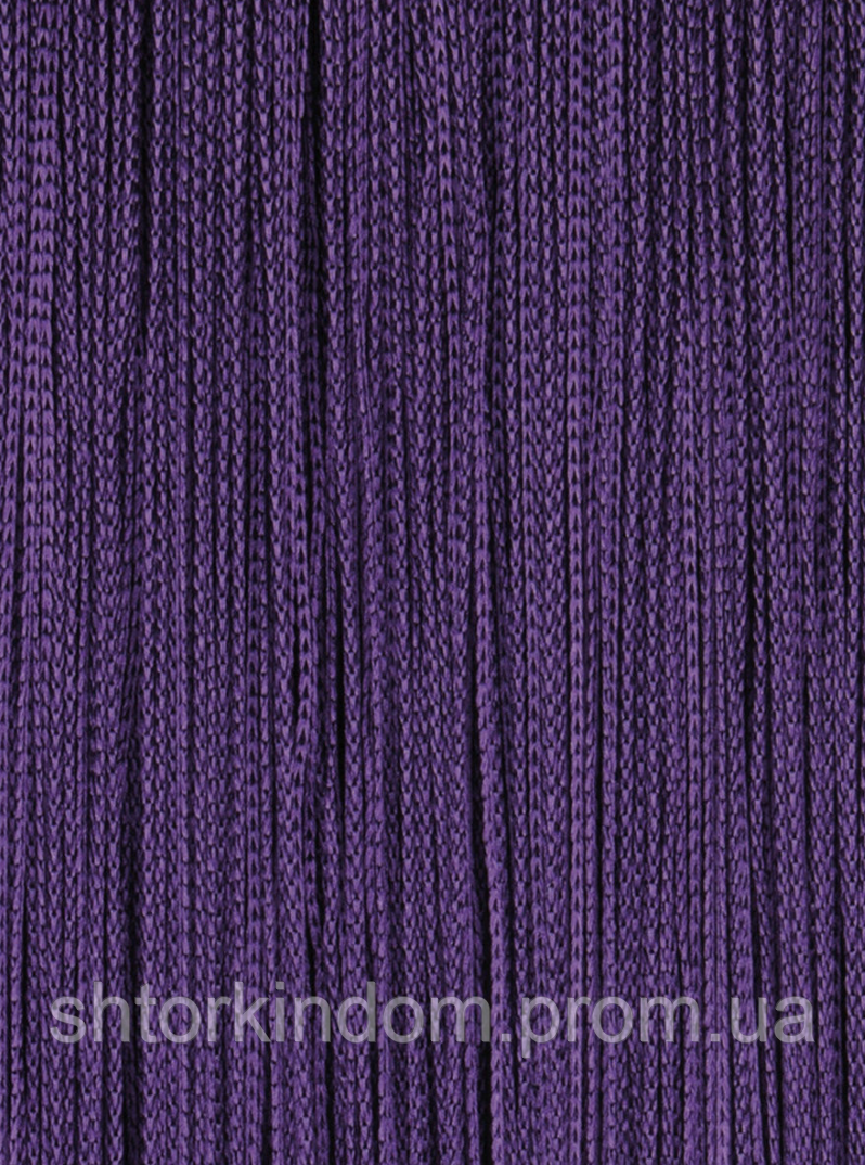 Шторы Нити Однотонные №205- Фиолетовый - фото 7 - id-p1420782116