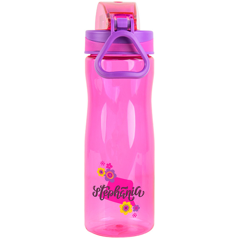 Пляшка для води Kite 395 Stephania K22-395-05, 650 мл, рожева