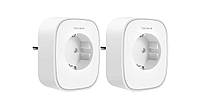 Смарт-розетка Smart Plug Teckin SP22 WiFi Номинальный ток 16 А 2Шт