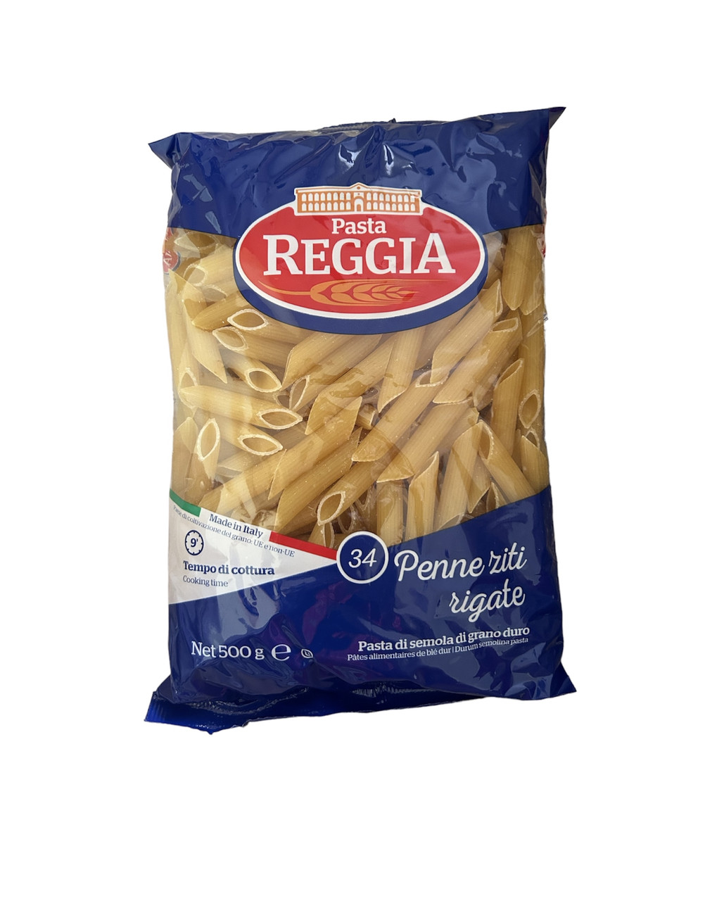Купить Макарони Pasta Reggia 34 Pene Ziti Rigati Перро 500 г, цена 46 ...