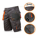 Чоловічі шорти робочі з кишенями, спецодяг чоловічий, роба для працівників, польша, фото 6