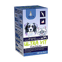 Вітаміни Модес Ультра Віт Кальцій для собак та котів 140шт*0,5г