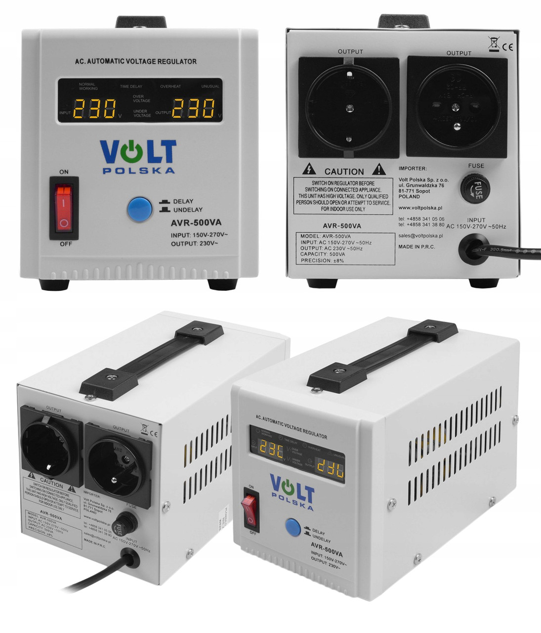 Стабілізатор напруги Volt Polska 500 Вт