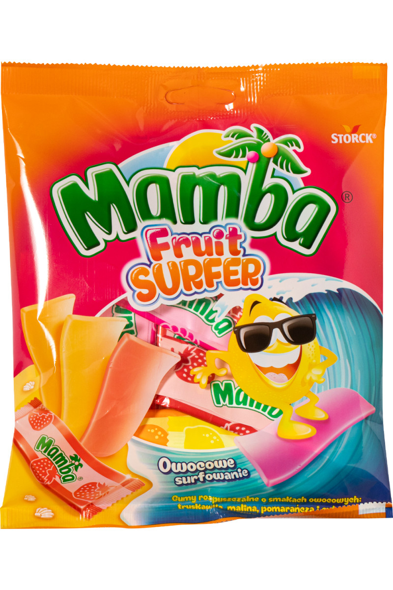 Жувальні цукерки MAMBA Fruit Surfer 140 г