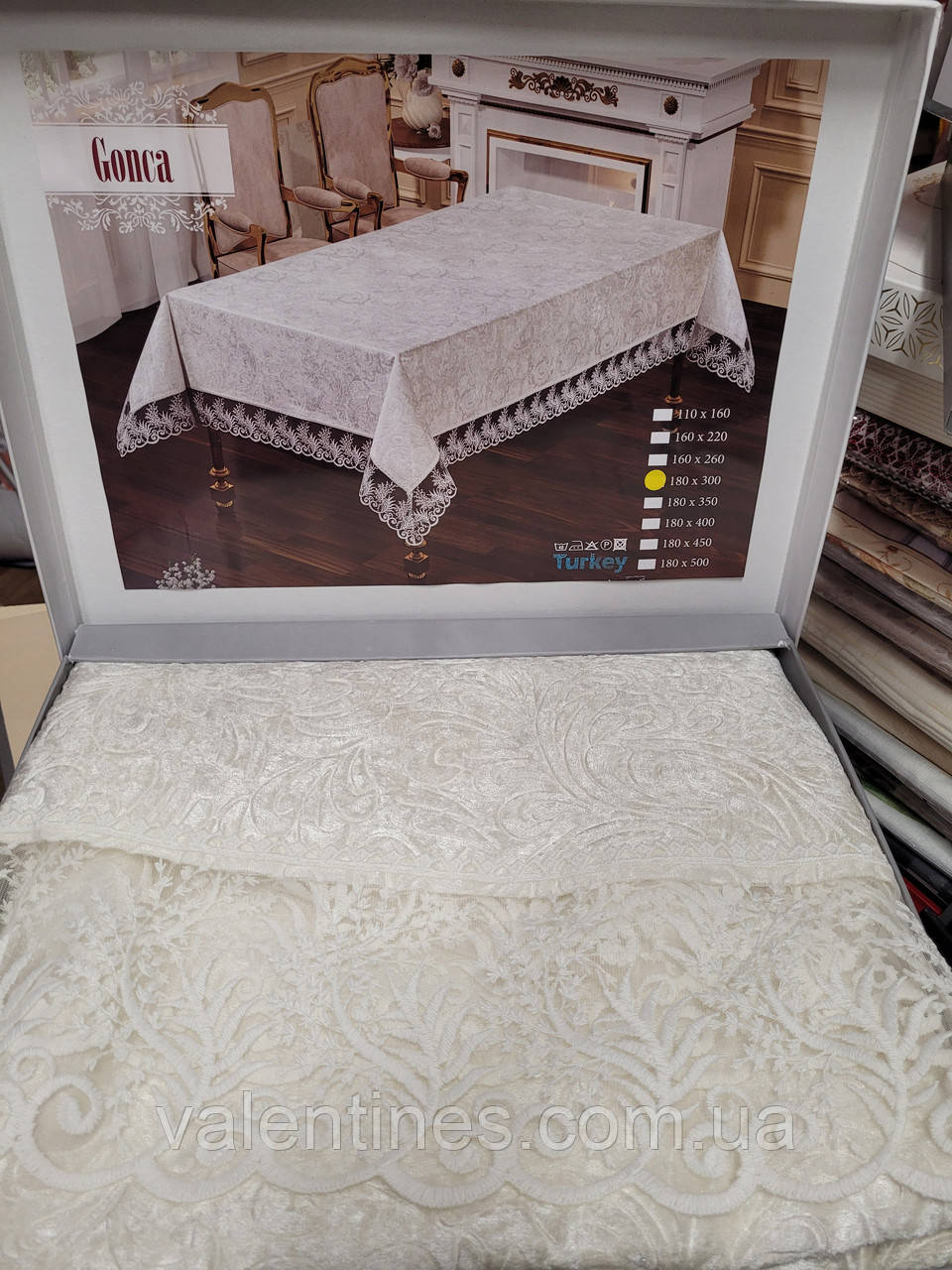 Велюрова постіль з мереживом Туреччина 160×220
