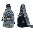 Сумка через плече Smartex 3P Tactical 10 ST-050 acu camouflage, фото 4