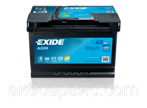 Акумулятор автомобільний Exide EK620