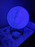 Лампа Місяць Magic 3D Moon Lamp 13 см, фото 3