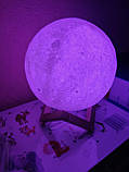 Лампа Місяць Magic 3D Moon Lamp 13 см, фото 4