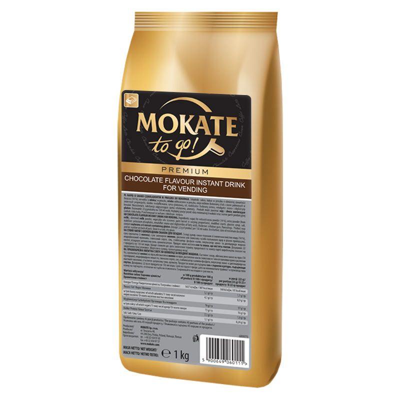 Ящик горячего шоколада Mokate Chocolate Drink Premium 14%, 1 кг (в ящике 10 шт) - фото 3 - id-p1738172782
