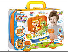 Конструктор із шуруповертом Bus Portable Platter 251 деталь