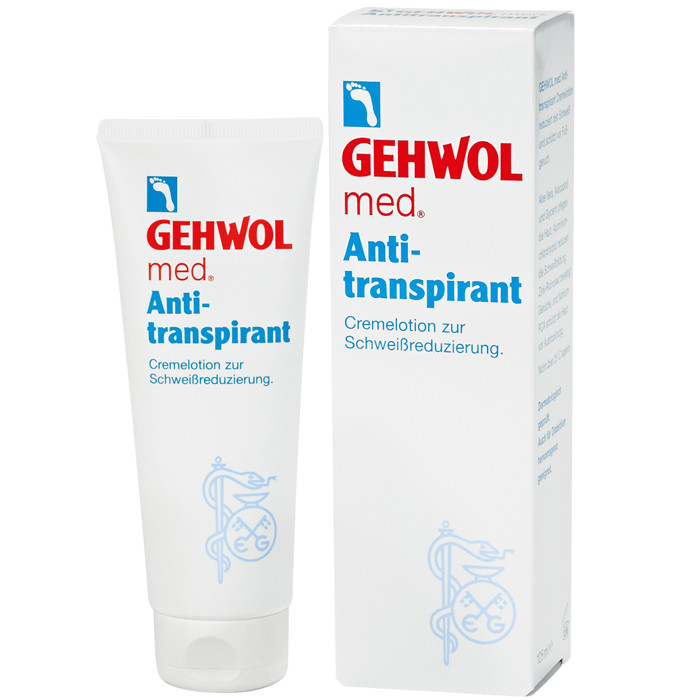 Крем-лосьйон «Антиперспірант» Gehwol Med Antitranspirant 125ml, фото 1