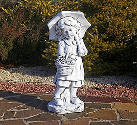 Садова фігура Дівчинка із парасолькою 66х30х22 см