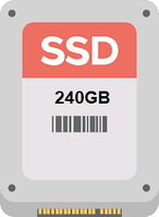 Накопичувач SSD 2.5" 240GB в асортименті Mix Brand бв #