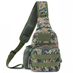 Сумка через плече Smartex 3P Tactical 3 ST-055 jungle digital camouflage