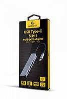Док-станція Cablexpert USB-C 5-в-1 (A-CM-COMBO5-03) USB/HDMI/PD