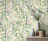 Шпалери вінілові на флізеліновій основі Erismann Casual Chic білий фон 1,06 х 10,05м (12140-05), фото 8