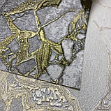 Шпалери вінілові на флізеліновій основі Emiliana Parati Carrara сірий 1,06 х 10,05м (84603), фото 4