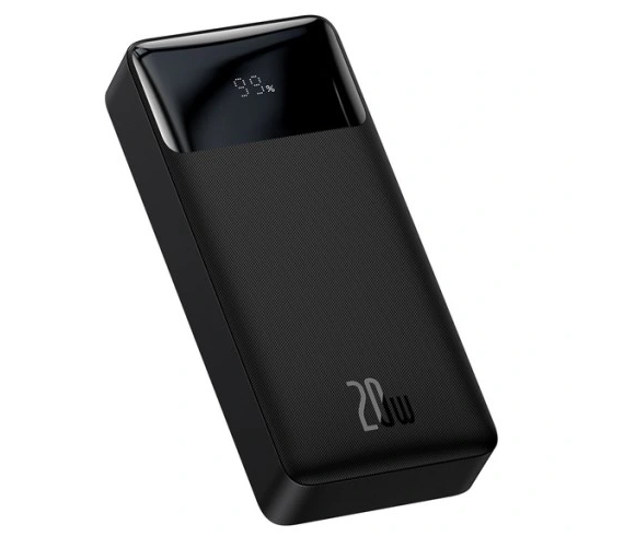 Зовнішній акумулятор (павербанк) Baseus Bipow Digital Display Powerbank 20W Overseas Edition 20000mAh Black (PPBD050501)