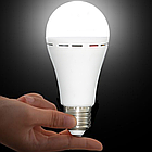 LED-лампочка з акумулятором 15 Вт, SED 22-S до 3-4 годин роботи/Аварійна світлодіодна LED лампа SELDUR, фото 2