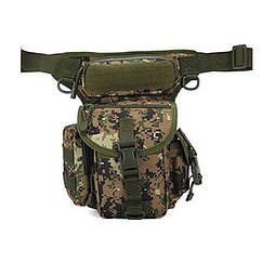 Сумка на ногу Smartex 3P Tactical 10 ST-1003 jungle digital camouflage