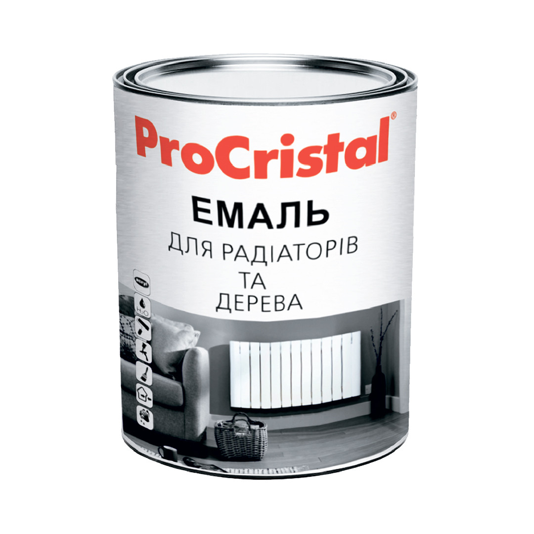 Емаль акрилова ProCristal Емаль IР-116, Напівпрозора база "С", 0.8 л, фото 1