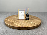 Стільниця кругла з масиву ясена 600 мм, фото 3
