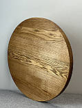 Стільниця кругла з масиву ясена 600 мм, фото 2