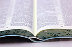 Біблія українською мовою середній формат з пошуковими індексами переклад Огієнка 14*20 см м'ятного кольору, фото 5