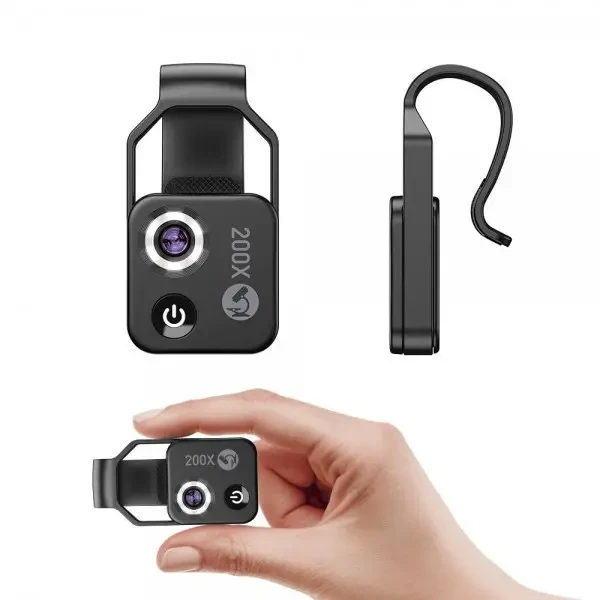 Мікроскоп лінзи для телефону 200X Appexel ASL-MS002BK