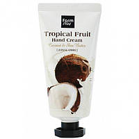 Крем для рук с кокосом и маслом ши FarmStay Tropical Fruit Hand Cream Coconut & Shea Butter 50 мл