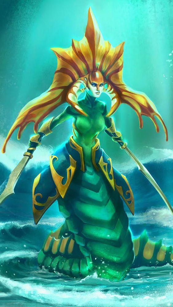 Аніме рушник Dota Naga Siren 78 на 140 см, код 785