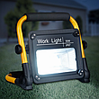 Прожектор акумуляторний 50W Solar Light W743 із сонячною панеллю 5000 mAh USB, фото 7