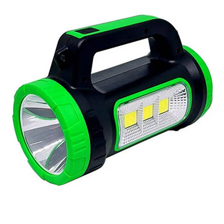 Ліхтар переносний 818C-3W+COB, power bank, сонячна батарея, фото 1