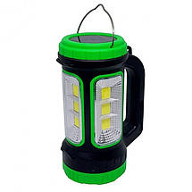 Ліхтар переносний 818C-3W+COB, power bank, сонячна батарея, фото 5