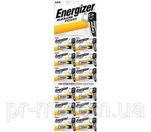 Батарейка Energizer AAA LR03 12 шт на блістері (мініпальчик)