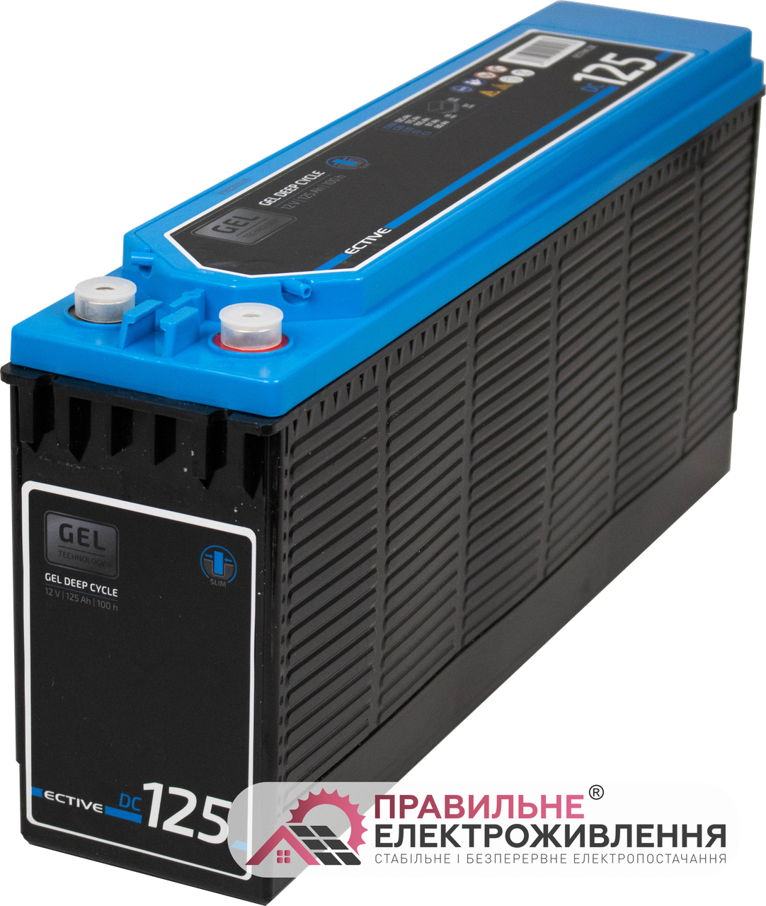 Акумуляторна батарея Ective DC 125 GEL Slim 125 Ah 12 V