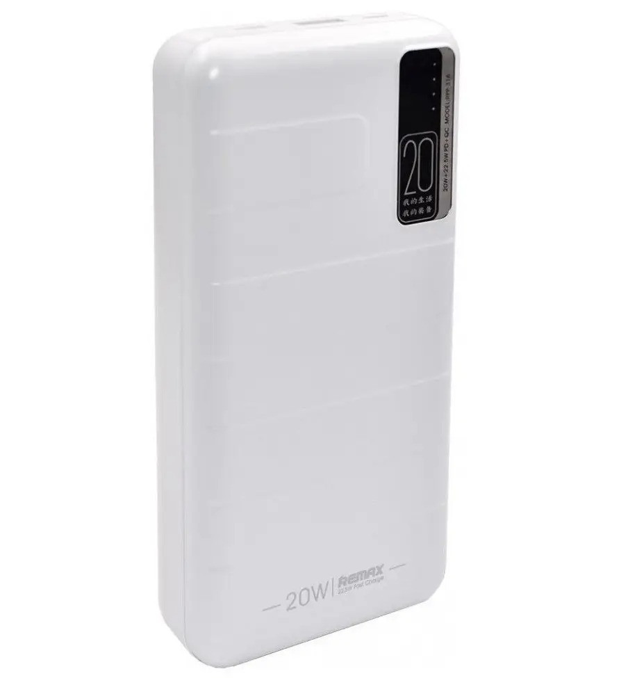 УМБ повербанк 20000mAh REMAX Noah RPP-316 QC біле, фото 1