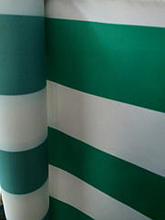 Наметова тканина 135Т, біло-зелена