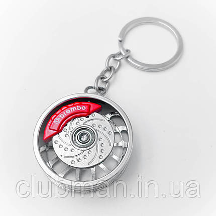 Брелок для ключів литі диски Brembo (Брембо) Хром, фото 1