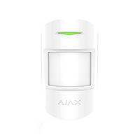 Беспроводной датчик движения Ajax MotionProtect Plus white с микроволновым сенсором