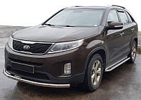 Передній захист ST008 (нерж) Kia Sportage 2020-