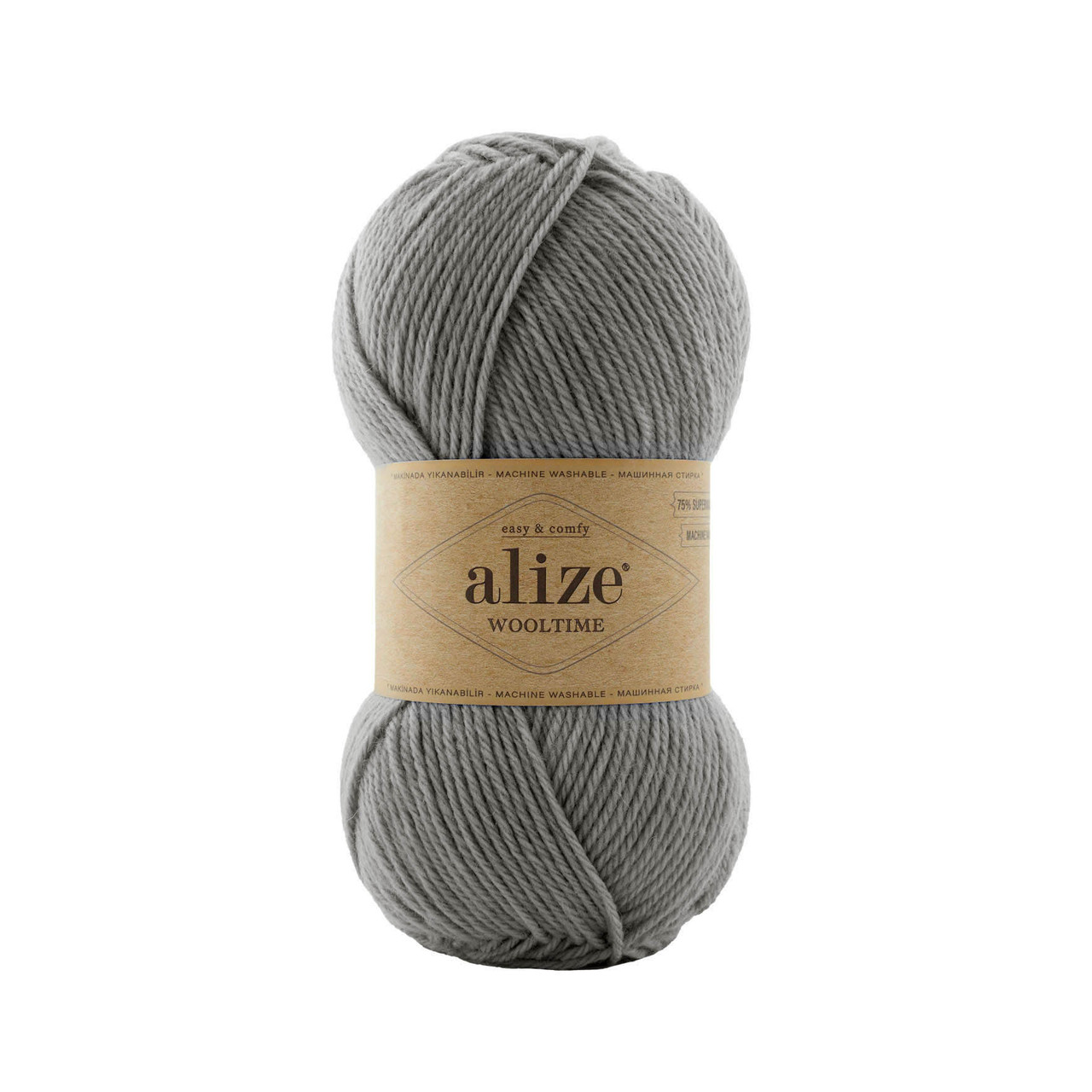 Пряжа Вултайм (Alize Wooltime) - 21 сірий