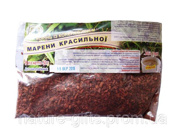Купить Корень с корневищем марены красильной 50 г, цена 67 ₴ — Prom.ua ...
