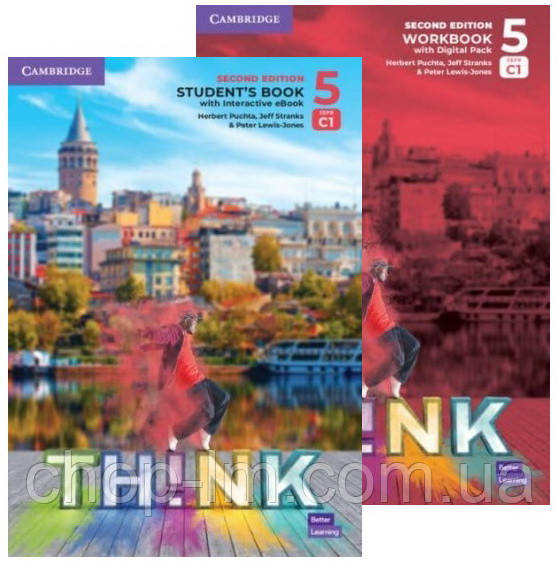 Комплект Think Second Edition 5 Student's Book with eBook + Workbook (Підручник + зошит) Нове видання