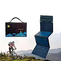 SolarBag W30F4 портативна, складана, сонячна панель 30 Вт 2USB+DC18V — заряджання смартфона павербанка ноутбука