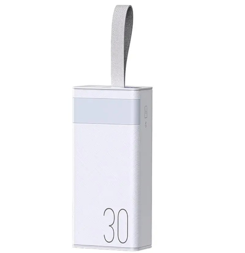 УМБ повербанк 30000mAh REMAX Chinen RPP-320 QC з лампою біле, фото 1